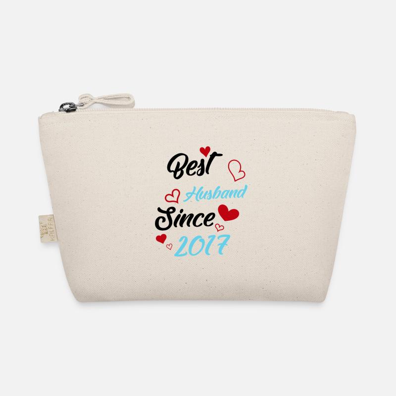 Best Husband Since 2017 Wedding Organic Pouch