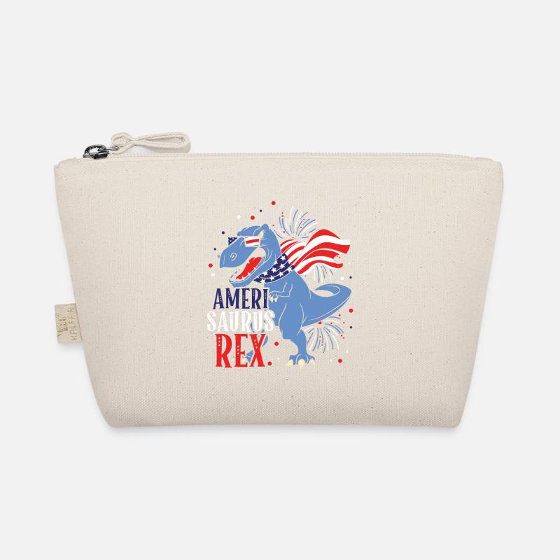 Ameri Saurus Rex 4. Juli Dinosaurier Independence Bio-Täschchen