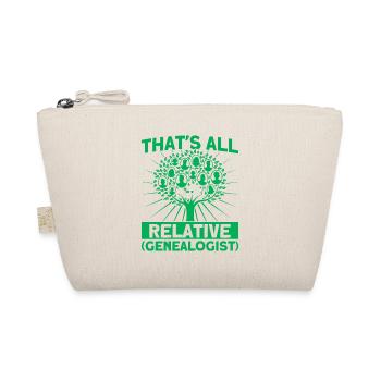 Généalogie Généalogiste Généalogie Cadeau - Trousse biologique - nature - Devant