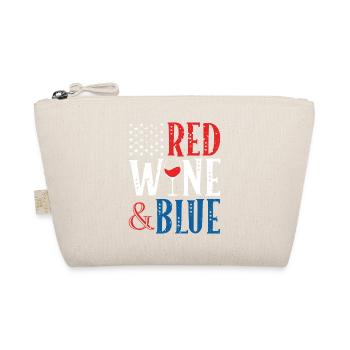 Red wine and blue July 4 liquor drink - Organic Pouch - nature - Front