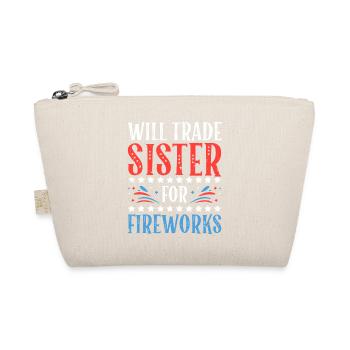 Wird Schwester Für Feuerwerk 4. Juli Feminist - Bio-Täschchen - Natur - Vorne