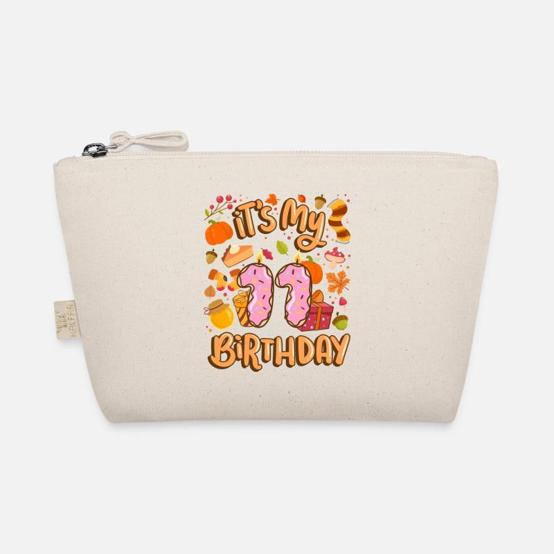 It's my 11th birthday autumn maple leaf Organic Pouch