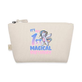 It's my 1st magical birthday - Organic Pouch - nature - Front