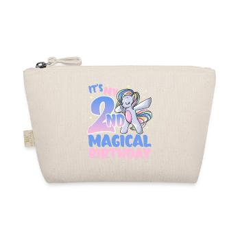 It's my 2nd magical birthday - Organic Pouch - nature - Front
