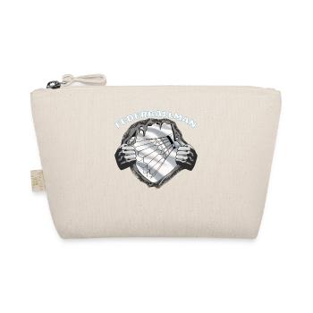Badminton Geschenkidee Sport Design - Bio-Täschchen - Natur - Vorne