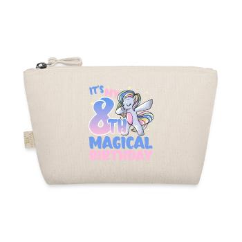 It's my 8th magical birthday - Organic Pouch - nature - Front