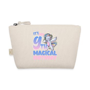 It's my 9th magical birthday - Organic Pouch - nature - Front