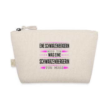 Eine Schwarzenbergerin muss tun - Bio-Täschchen - Natur - Vorne