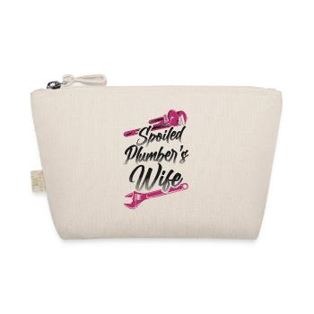 Plumbing Plumber Wife Spoiled - Organic Pouch - nature - Front