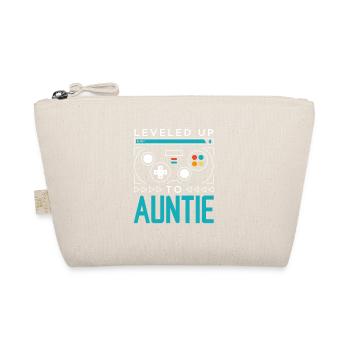 Leveled Up to Auntie Gamer Aunt Gaming Aunty Famil - Bio-Täschchen - Natur - Vorne