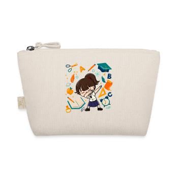 Dabbing Girl Premier jour d’école Élève Enfant - Trousse biologique - nature - Devant