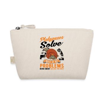 Platypus Gift Idea Platypus - Organic Pouch - nature - Front