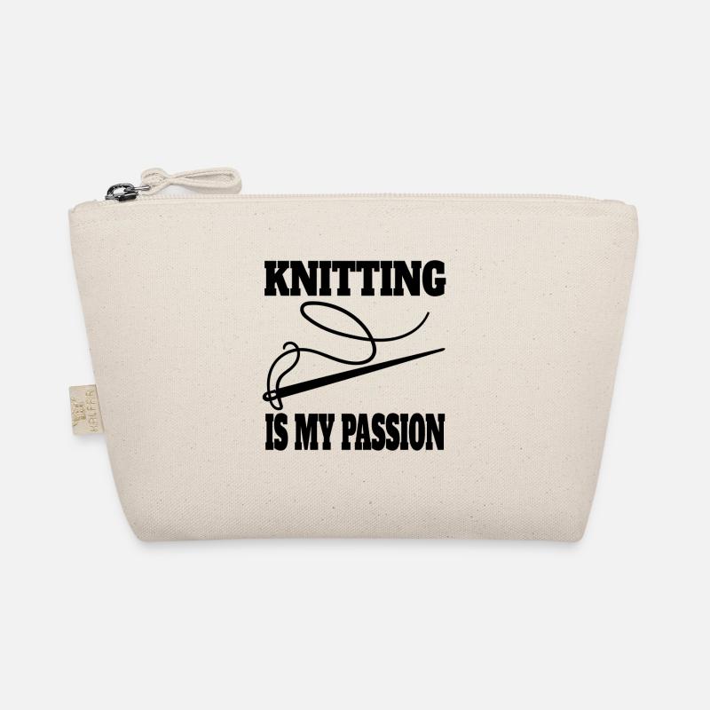 Stricken Geschenk Mädchen Nähen Häkeln Schneiderin Bio-Täschchen