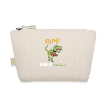 Dinosaur Ring Tyrannosaurus Rex I Gift - Organic Pouch - nature - Front