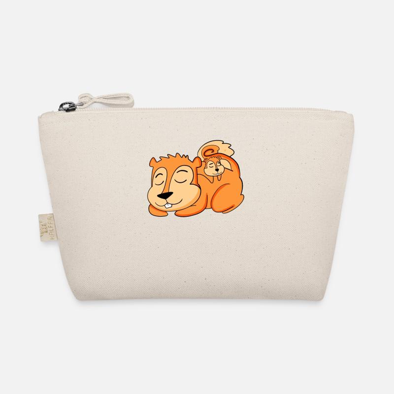 Squirrel with baby squirrel - Family Organic Pouch