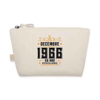 né en DÉCEMBRE 1966, 56 ans, cadeau d'anniversaire - Trousse biologique - nature - Devant