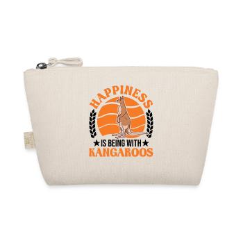 Kangaroo Luck Australian Kangaroo - Organic Pouch - nature - Front