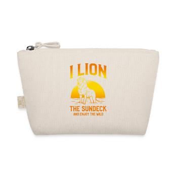 I Don't Go Anywhere Without My Bipod Coyote - Organic Pouch - nature - Front