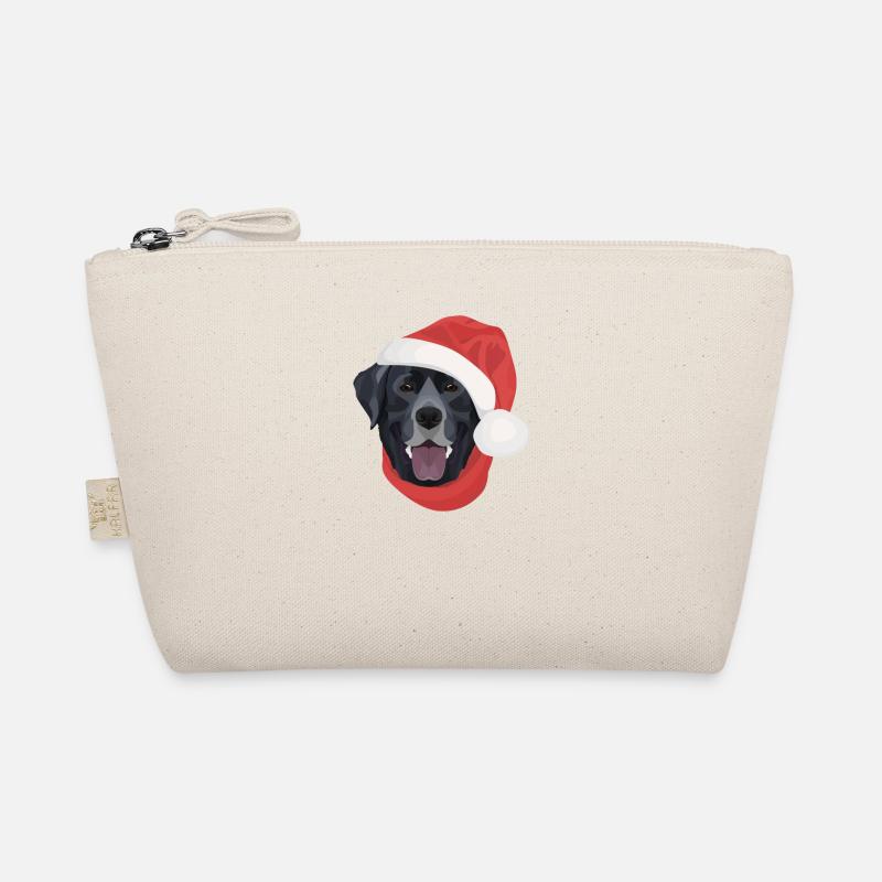 Labrador Frohe Weihnachten Bio-Täschchen