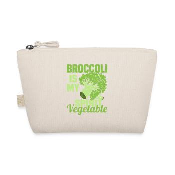 Broccoli Is My Spirit Vegetable Broccolies Veggie - Organic Pouch - nature - Front