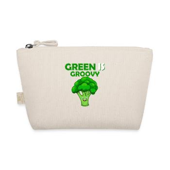 Green Is Groovy Vegetable Broccoli - Bio-Täschchen - Natur - Vorne