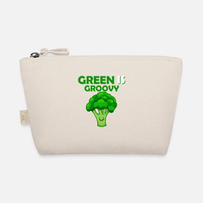 Green Is Groovy Vegetable Broccoli Bio-Täschchen