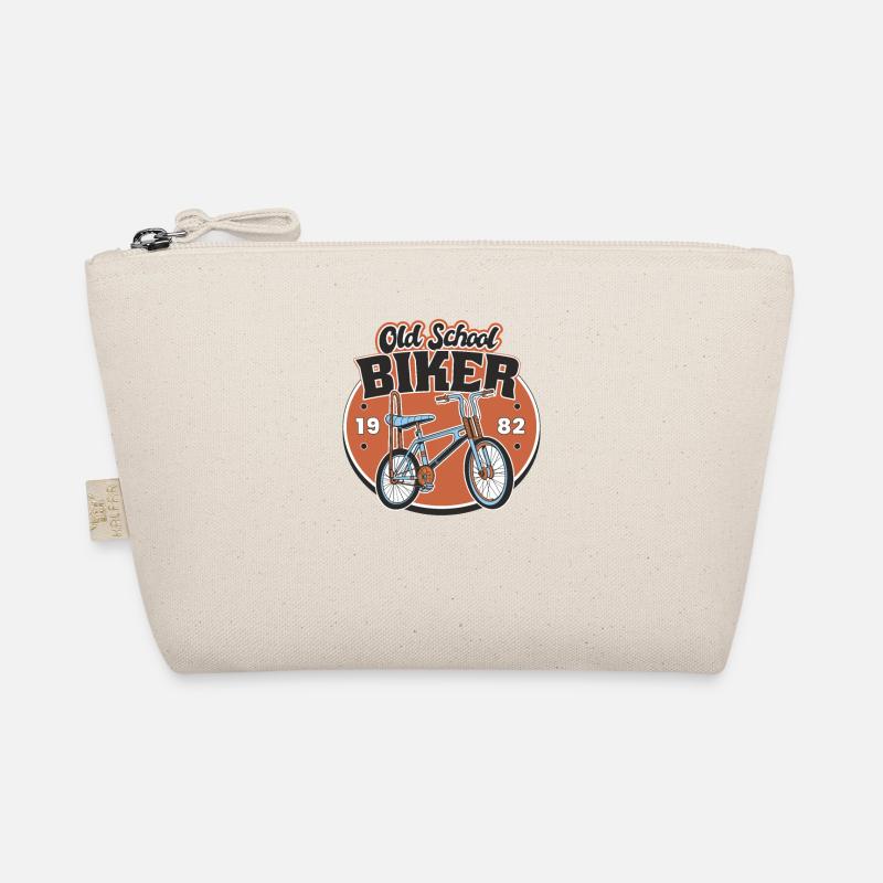 Old School Biker 1982. 41st birthday Organic Pouch