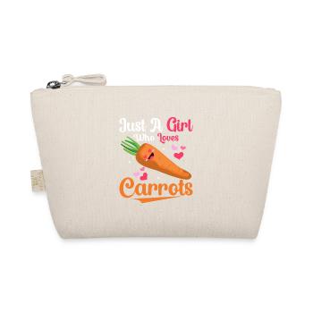 Juste une fille qui aime les carottes Carottes végétariennes - Trousse biologique - nature - Devant