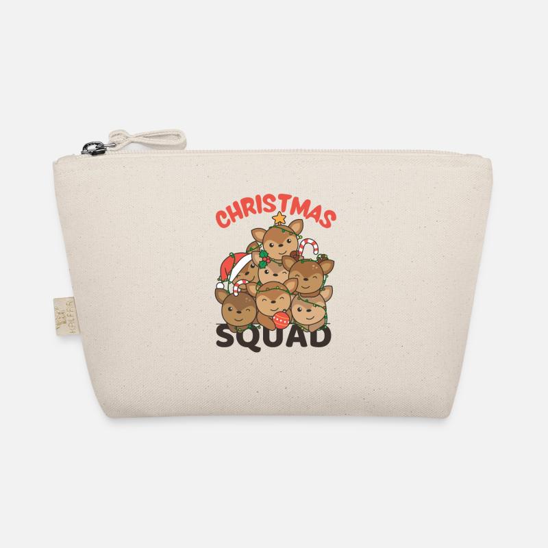 Deer Christmas Tree Christmas Squad Deer Organic Pouch