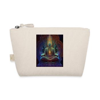 Colorful Psychedelic Buddha Meditation - Organic Pouch - nature - Front