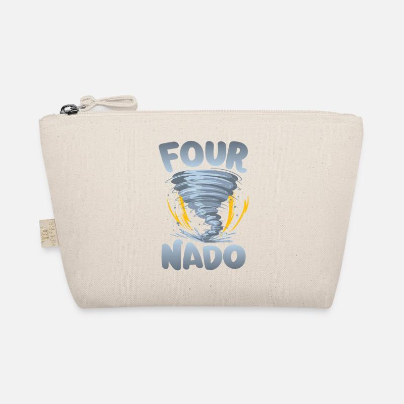 Four-nado Warnung 4. Geburtstag | Tornado Bio-Täschchen