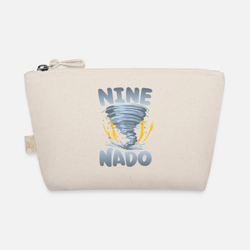 Nine-nado Warning 9th birthday | Tornado Organic Pouch