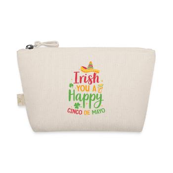 Irish You A Happy Cinco De Mayo Green Clover - Organic Pouch - nature - Front