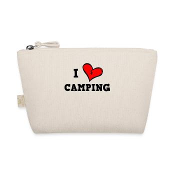I love camping - Organic Pouch - nature - Front