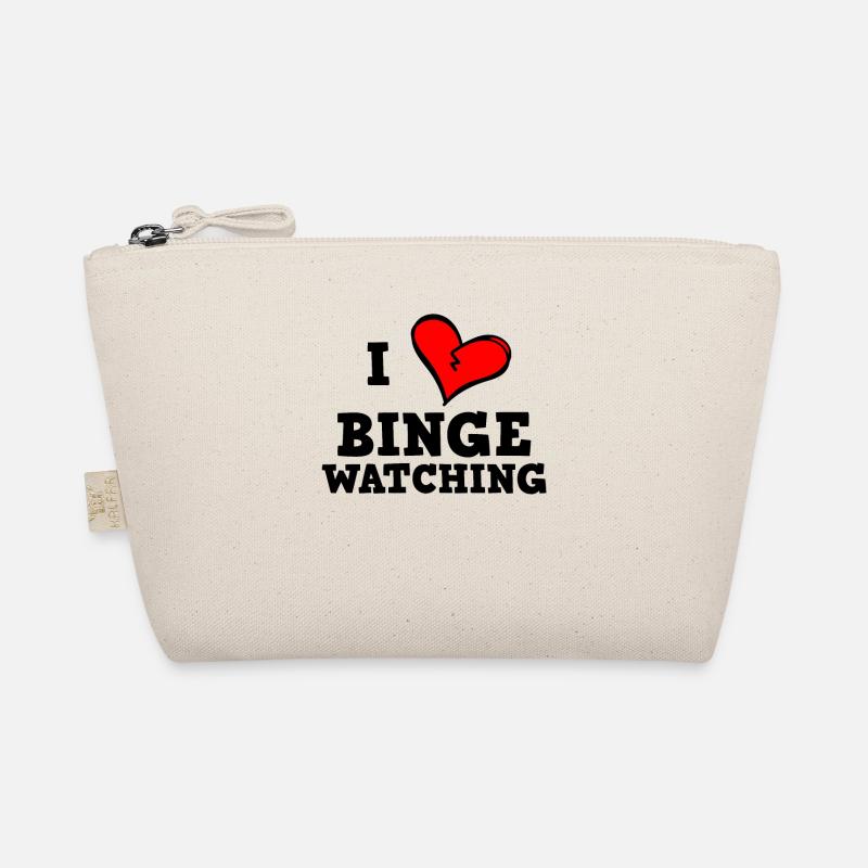 Ich liebe Binge-Watching Bio-Täschchen