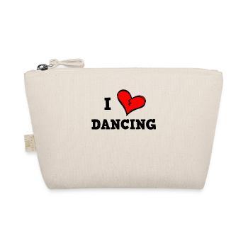 I love dancing - Organic Pouch - nature - Front
