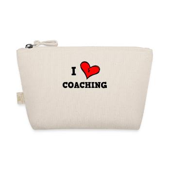 I love coaching - Organic Pouch - nature - Front