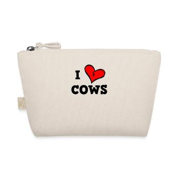 I love cows - Organic Pouch - nature - Front