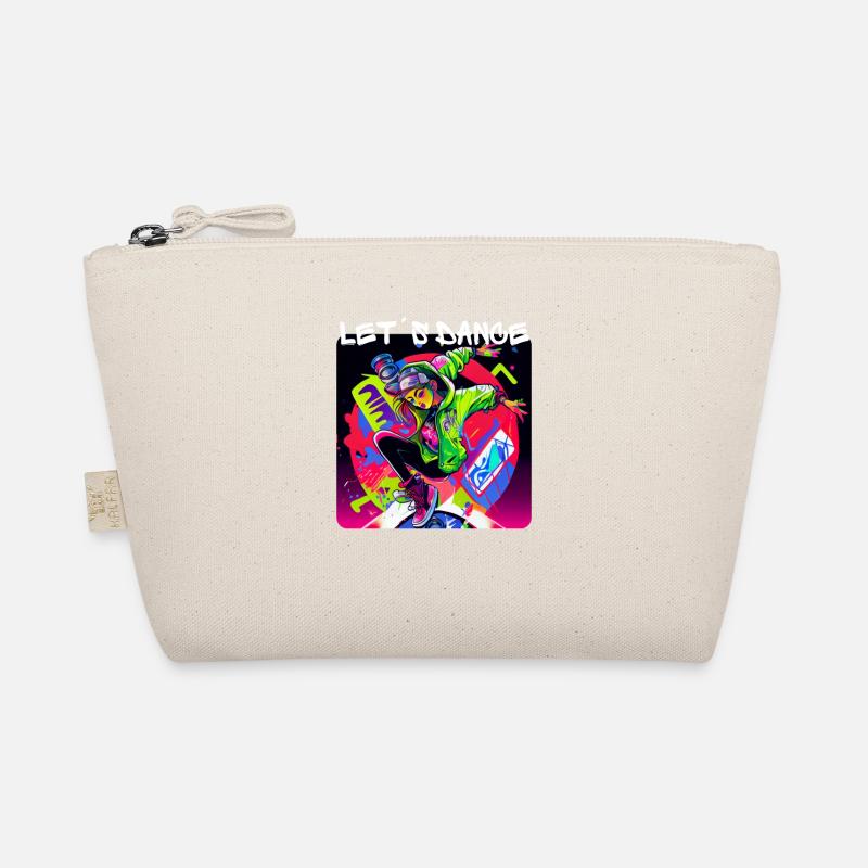 Woman in graffiti look dancing in Disco 2 Organic Pouch