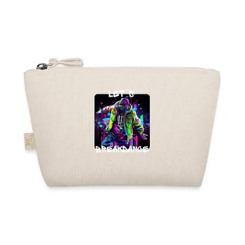 Man dances breakdancing on the street in - Organic Pouch - nature - Front