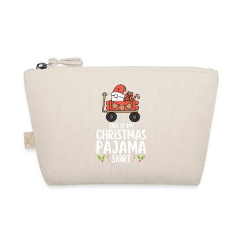Christmas Pajamas Pajamas Sleep Shirt - Organic Pouch - nature - Front