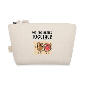 Siblings Peanut Butter Jelly Toast Big Brother - Organic Pouch - nature - Front
