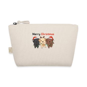 Labrador Joyeux Noël mignons chiens - Trousse biologique - nature - Devant