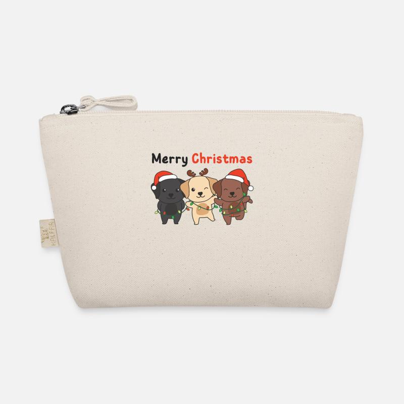 Labrador Joyeux Noël mignons chiens Trousse biologique