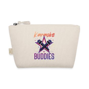 Karaoke Singer Friends Besties 80s - Organic Pouch - nature - Front