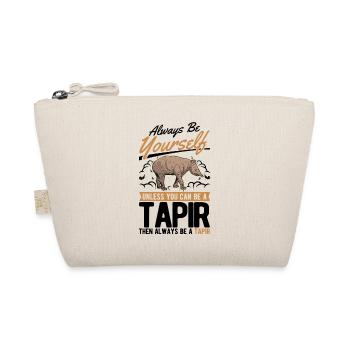 Always be yourself Unless you can be a Tapir - Bio-Täschchen - Natur - Vorne