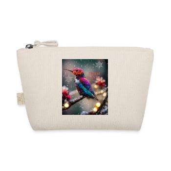 Winter hummingbird for Christmas and Christmas - Organic Pouch - nature - Front