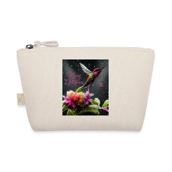Beau design hivernal avec colibri de Noël - Trousse biologique - nature - Devant