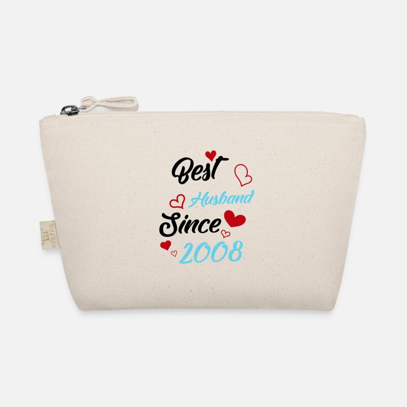 Best Husband Since 2008 Wedding Organic Pouch