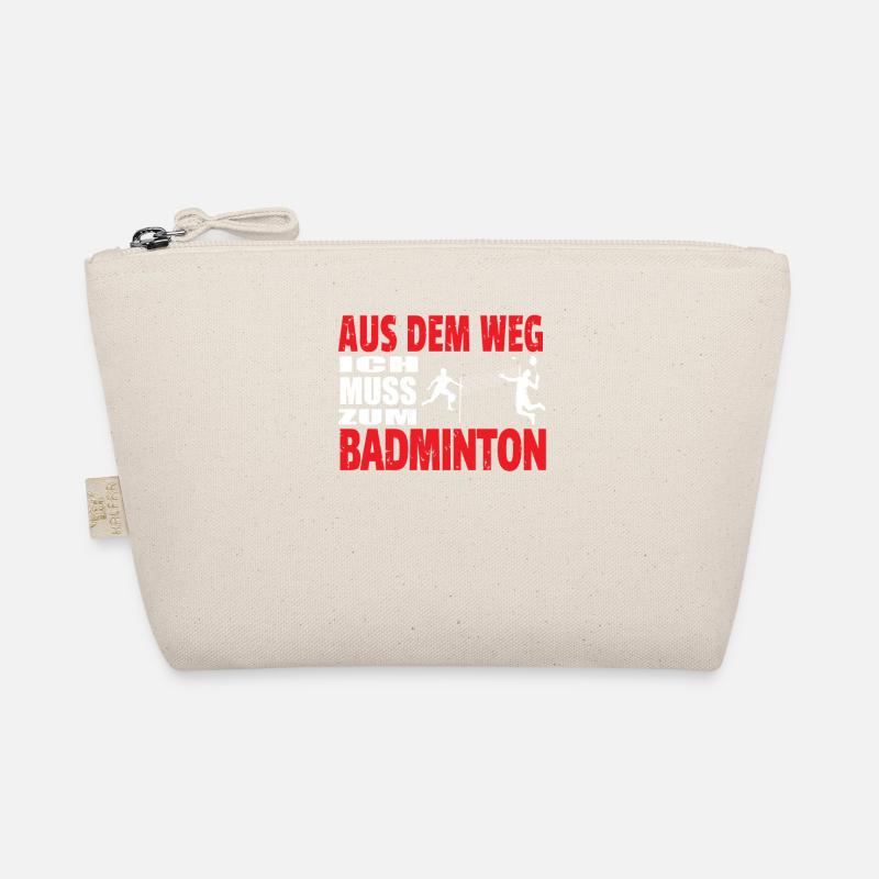 Badminton Geschenkidee Sport Design Bio-Täschchen